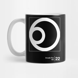 We / Minimalist Style Graphic Artwork Mug